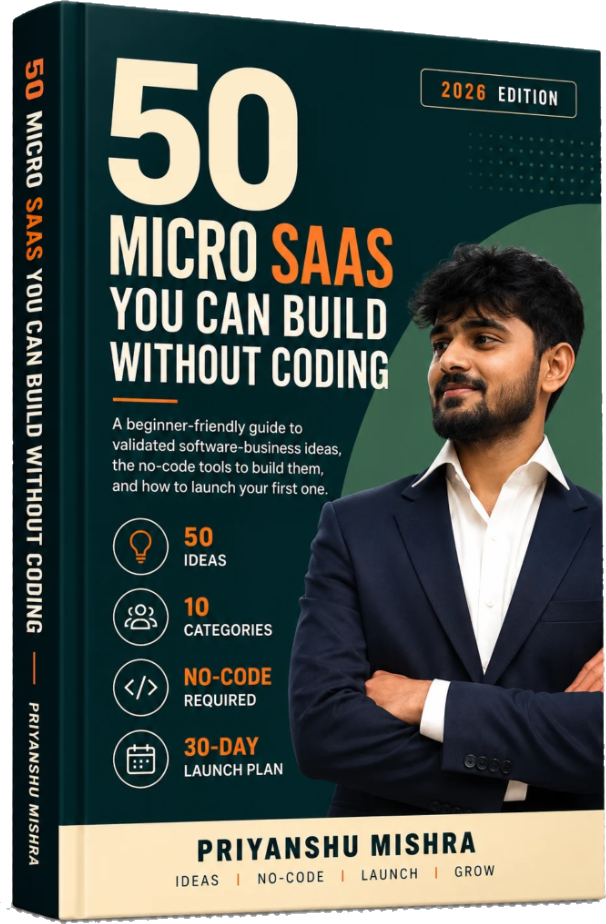 50 Micro SaaS You Can Build Without Coding - Priyanshu Mishra